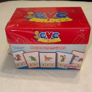 📚✏️ 🆕 CVC Builders – 48 CVC Building Cards 🧩✨
